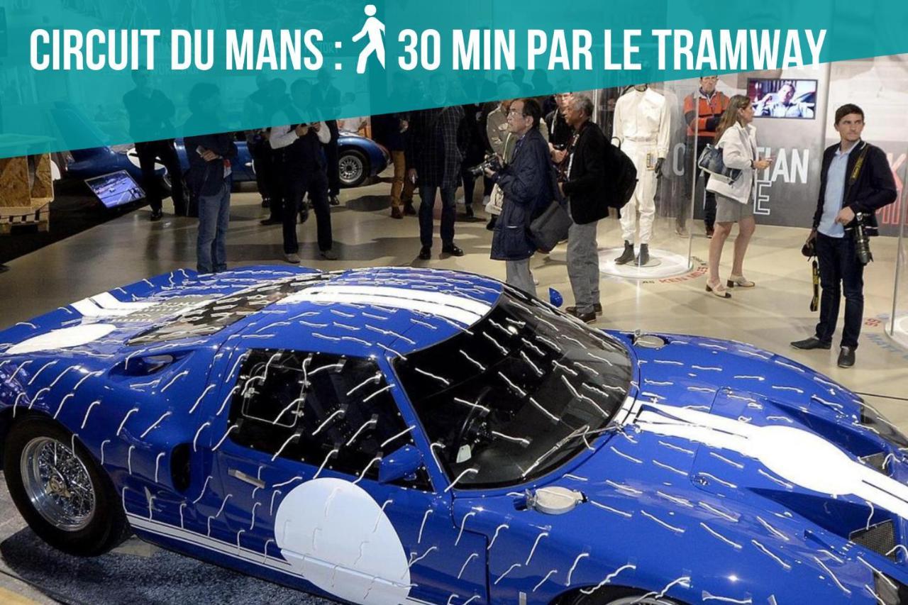 ルマンTramway 8 Jaures Cosy Proche Gareアパートメント エクステリア 写真